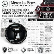 Mercedes W465 G550 G63 Amg Black Grille Star Emblem Oem 4658803502 Mercedes W465 G550 G63 Amg Black Grille Star Emblem Oem 4658803502