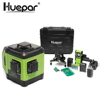HUEPAR DT03CG 3 x 360° Electronic kreuzlinienlaser Grün Selbstnivellierenden