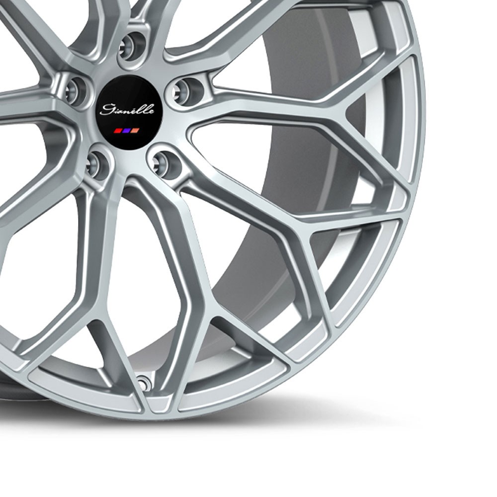 22" Gianelle Monte Carlo Silver 22x9 22x10.5 Wheels Rims Fit Bentley Continental