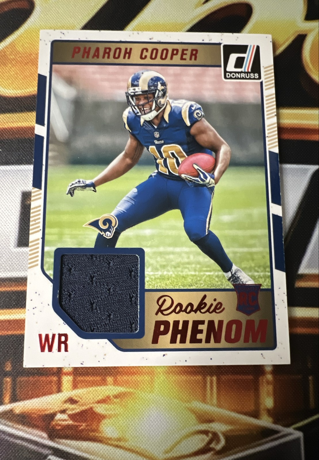 Pharoh Cooper Panini Donruss Rookie Phenom Jersey Relics #22 Red Foil