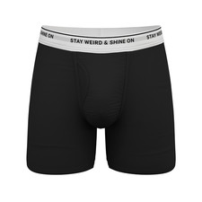 Shinesty "The Anthem" Black Ball Hammock  Pouch Underwear With Fly