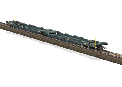 Trix 24472 H0 Taschenwagen Sdggmrss mit LKW-Aufliegern Mars Ep. VI MFD Rail