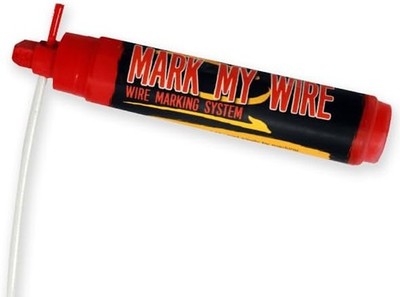 Mark My Wire - 4 Pack (Black, Blue, Red & White - 1 Each), Wire Marker, Wire Pha