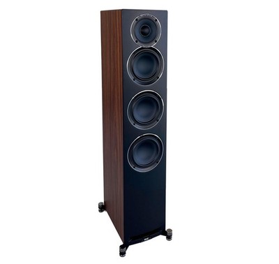 ELAC Uni-Fi Reference Black/Walnut (Ea.) Tower Speaker (Open Box) Box Damage