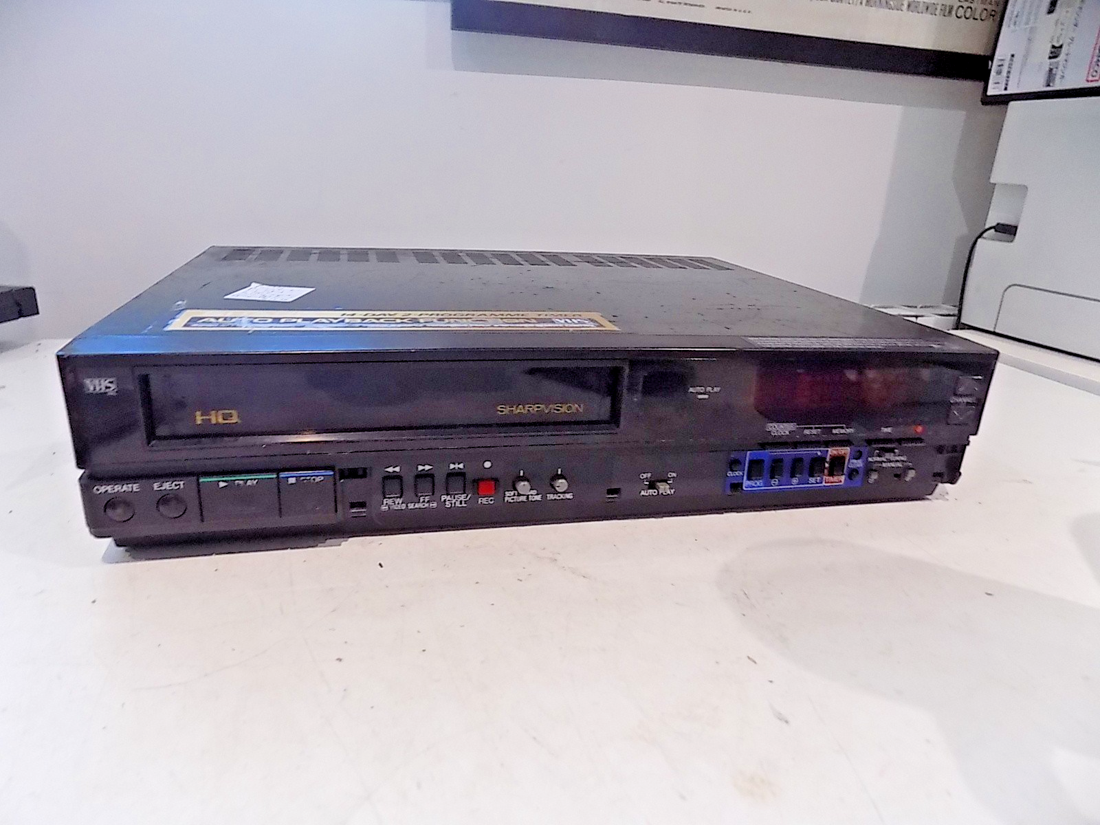 SharpVC-780HMVHSVCRVideoCassetteRecorderPlayerFAULTYSoldasSPARES