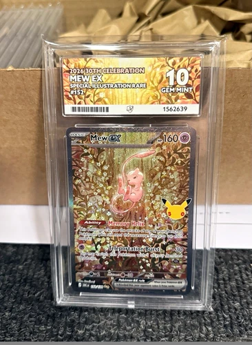 Pokémon TCG 2026 30th Celebration Mew ex #152/128 Holo SIR ACE 10