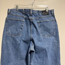 Wrangler Jeans Mens 38x34 (34x31) Blue Vintage Made in USA Straight Leg Denim