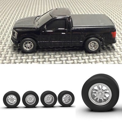 1:64 Weld Vectors AWD Drag Wheels.  11mm Tall Tire.