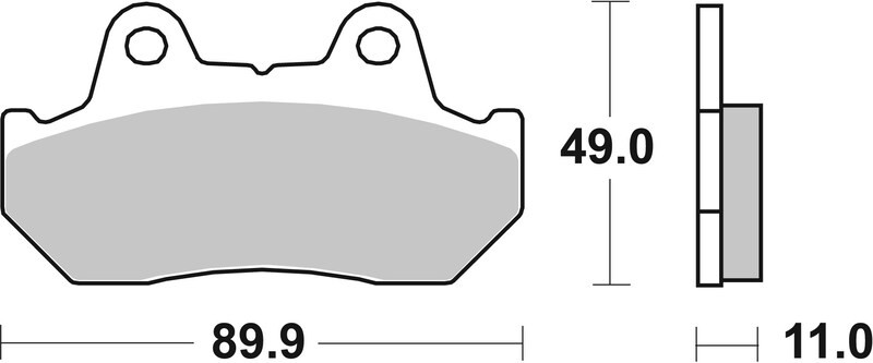 Plaquettes de frein BREMBO 07HO10LA route métal fritté pour stopper le manque de mordant