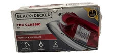 Black & Decker F54-50 The Classic Iron Nonstick Soleplate OPEN BOX/NEW