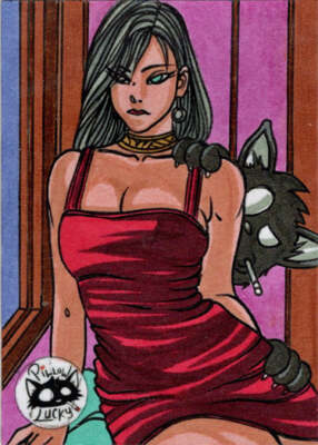 Pillow & Lucky 5finity 2023 Sketch Card Ulisses Gabriel V2