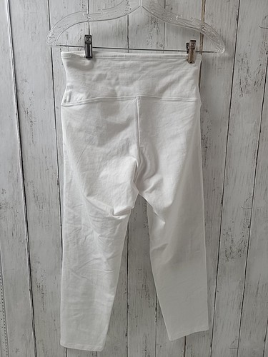 Yummie By Heather Thomson White High Rise Cropped Leggings Women's Medium - Picture 5 of 5