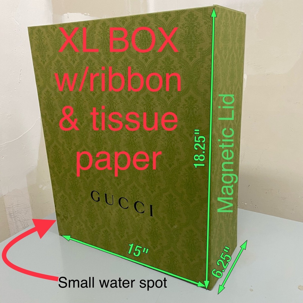 GUCCI empty box or bags set (NEW ITEMS ADDED 04/21/25) READ
