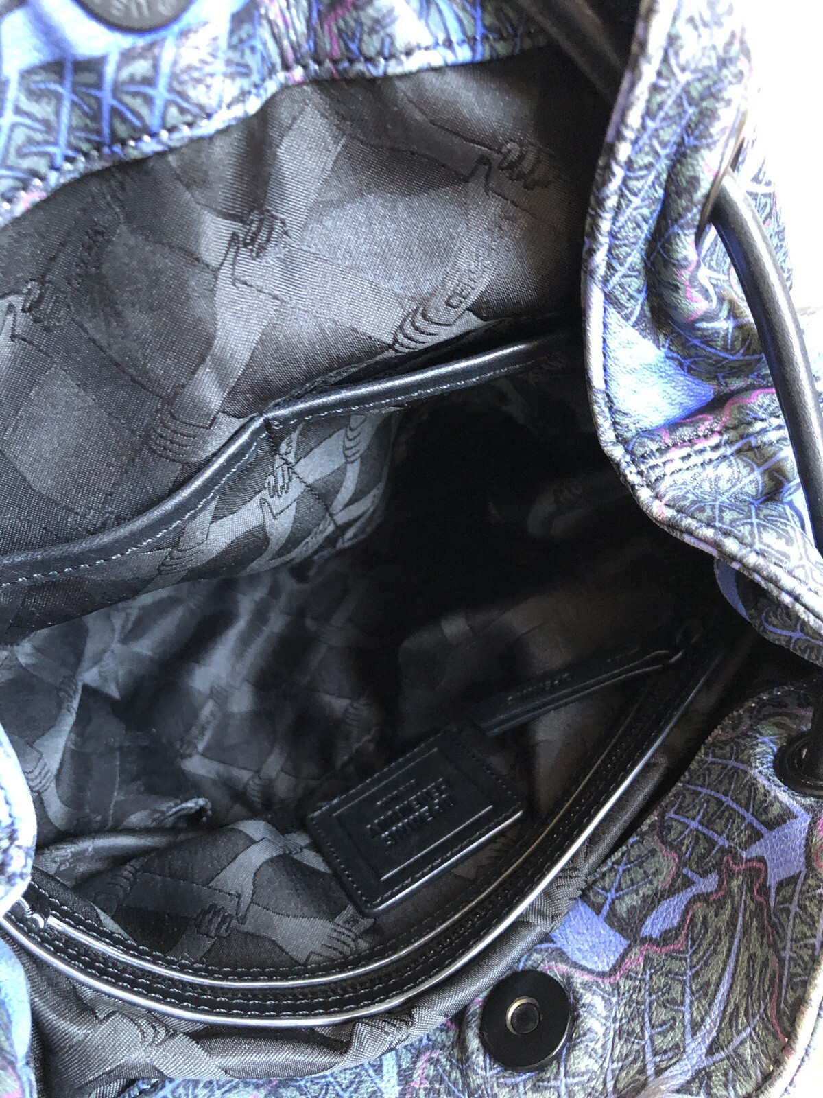 OPENING CEREMONY IZZY LEAF BACKPACK LEATHER MEDIUM - image 11