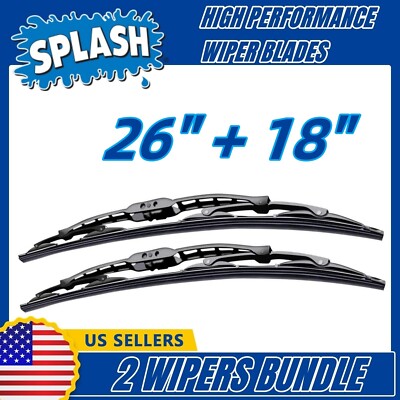Matched Set of 2  Wipers 26''+18'' For Splash Wiper Blades - 32-260 32-180