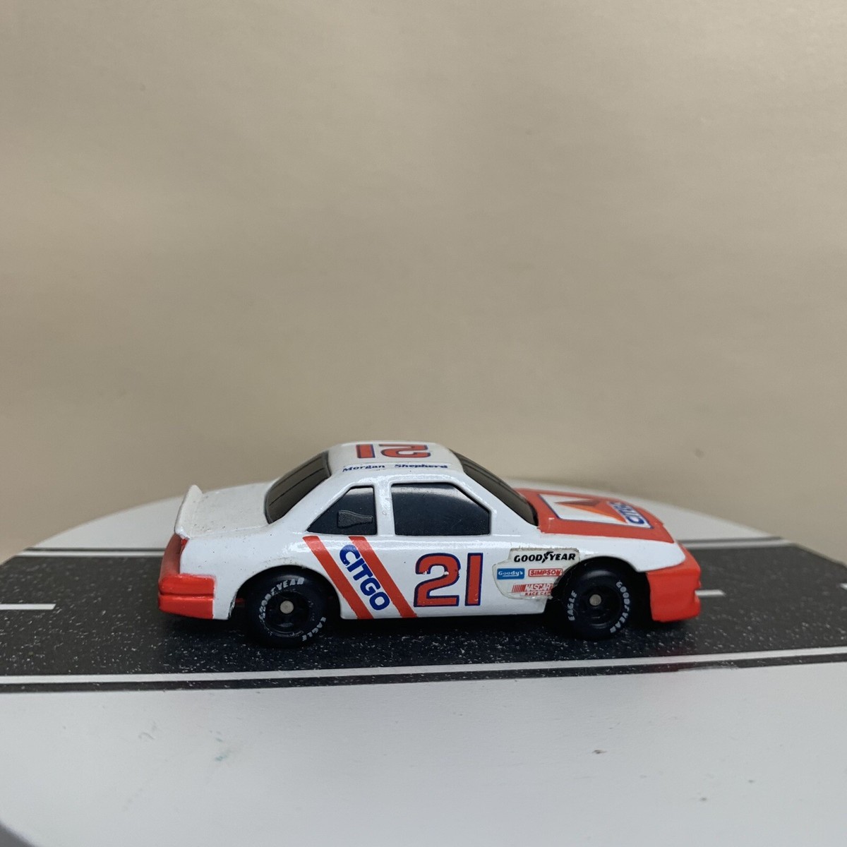 Racing Champions Citgo Wood Bros NASCAR Stock Car #21 White