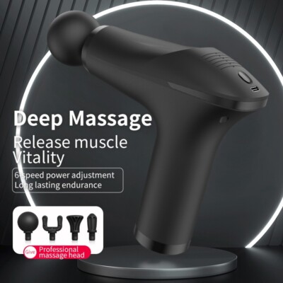Professional grade fascia gun small fitness muscle relaxer full body massager