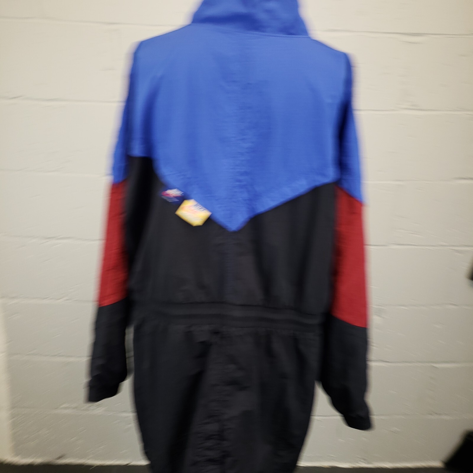 SACAI X NIKE Giacca Nike Icon Clash 1X taglie forti donna lunghezza media nero blu rosso nylon