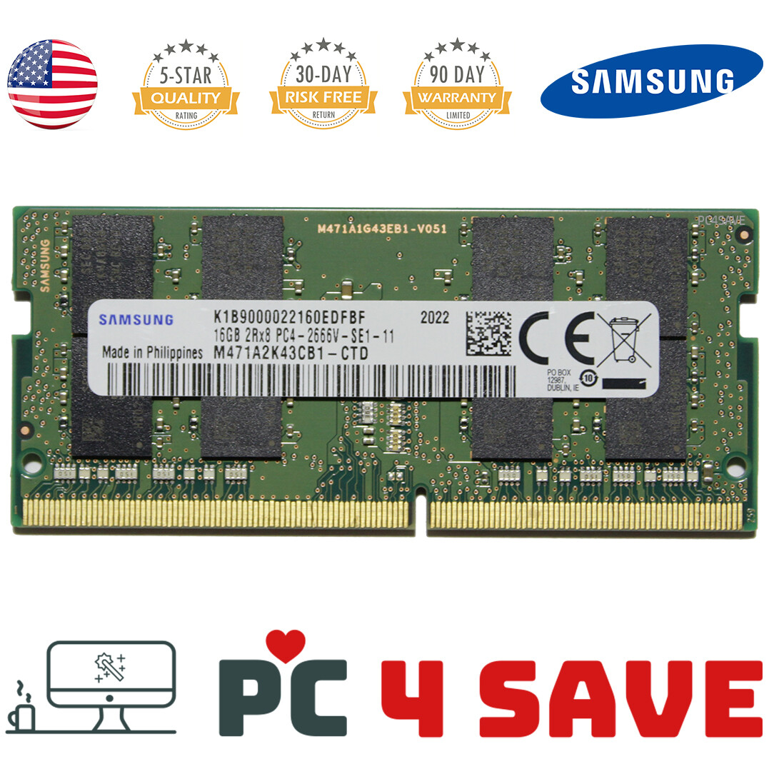 Samsung 32gb Ddr4 Sodimm 2666mhz Samsung 32GB DDR4 2666MHz RAM
