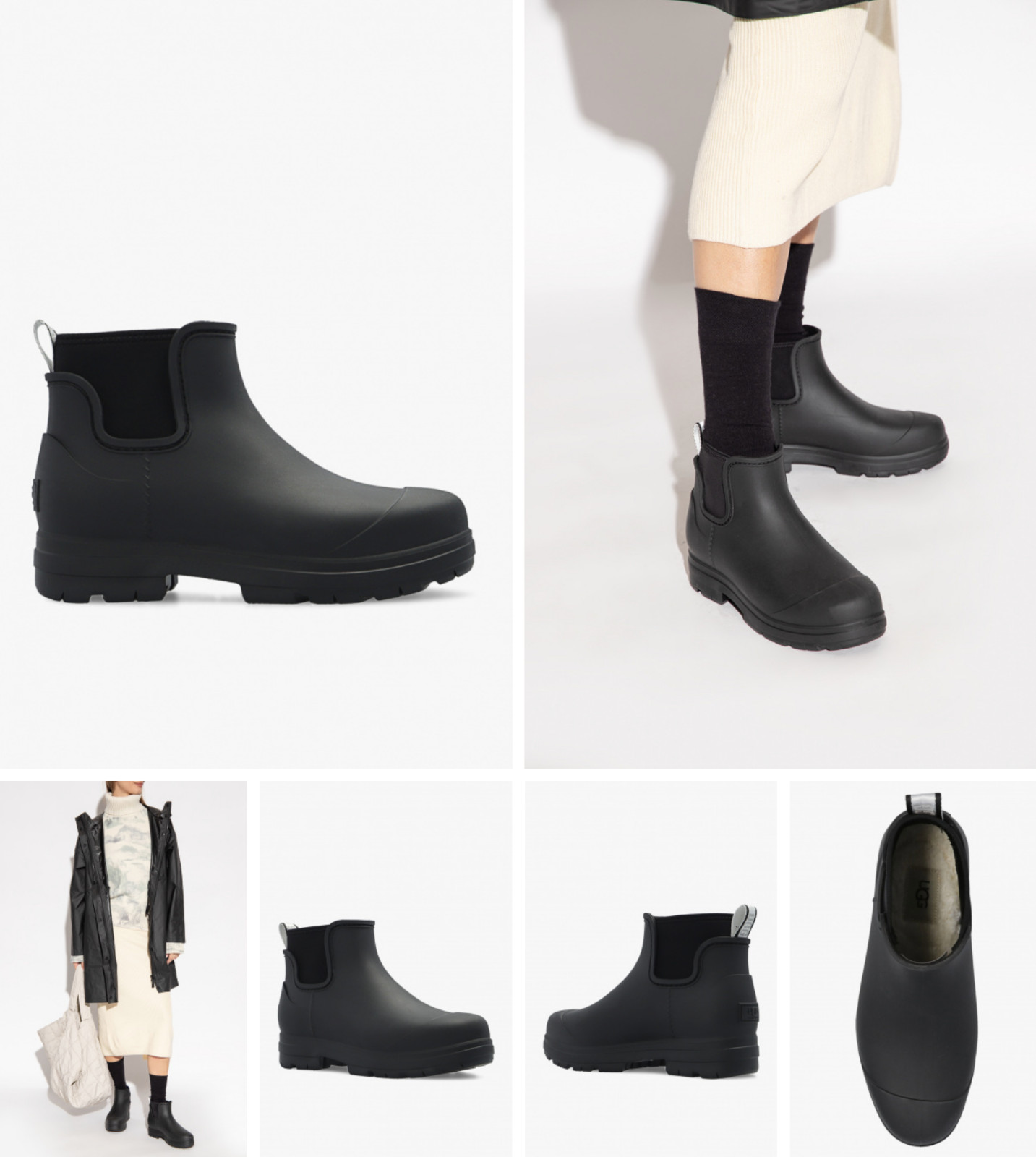 UGG droplet ankle rain boots shoes rubber clogs slip on shoes rain boots 41 image 9
