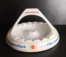 Lux Filter Stammtischaschenbecher, Zigaretten,Lux-Filter Ascher, Keramik, Kneipe