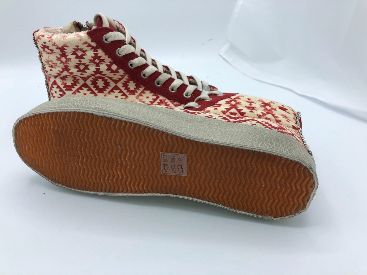 きむしょう Kim & Zozi Gyupster Hi-Top Fashion Sneaker (2072) Vintage Red
