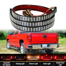 For Chevy Silverado 1500 2500 60" Tailgate Reverse Strip Light Bar Turn Signal