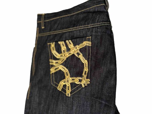 Vintage Miskeen Jeans Mens 44 x 34 Baggy Y2K Hip Hop Skater - Picture 9 of 21