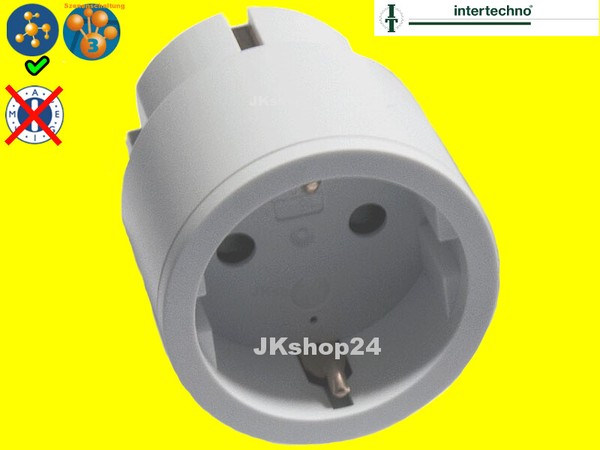 IT-3 Power FUNK-ZWISCHENSTECKER Intertechno Mini-Funksteckdose Funkstecker 2300W-image