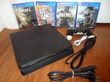 Sony Playstation 4 PS4 Slim 1TB Console w / 4 Games Bundle CUH-2215B