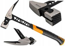 Zimmermannshammer Latthammer Dachdecker Maurer Hammer 600g Fiberglas Magnet