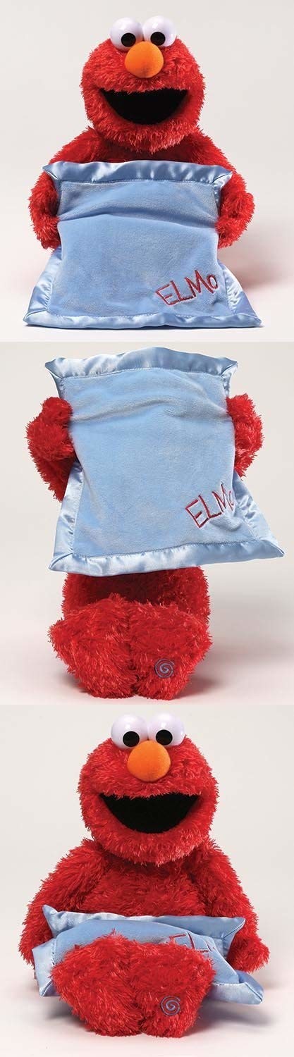 Sesame Street Peek A Boo Elmo Animated 15 Inch Plush Polyester Blend Soft Toys Sesame Street Peek A Boo Elmo Animated 15 Inch Plush Polyester Blend Soft Toys