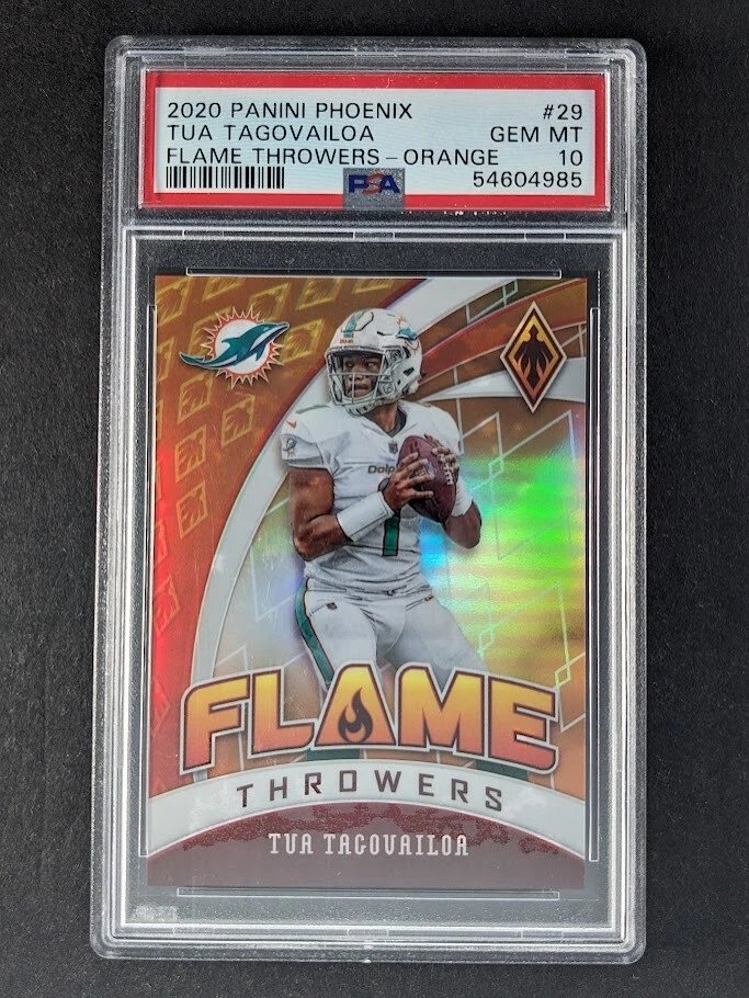 Tua Tagovailoa Panini Phoenix Flame Throwers #29 Orange