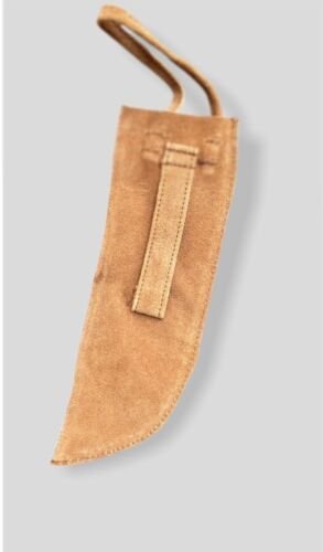 Antiguo cuchillo vaina de cuero nativo americano con cuentas indio estilo sioux S826 - Imagen 2 de 4