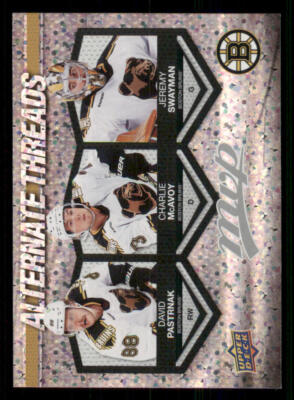 2023-24 UD MVP Alternate Threads #AT17 David Pastrnak/Charlie McAvoy