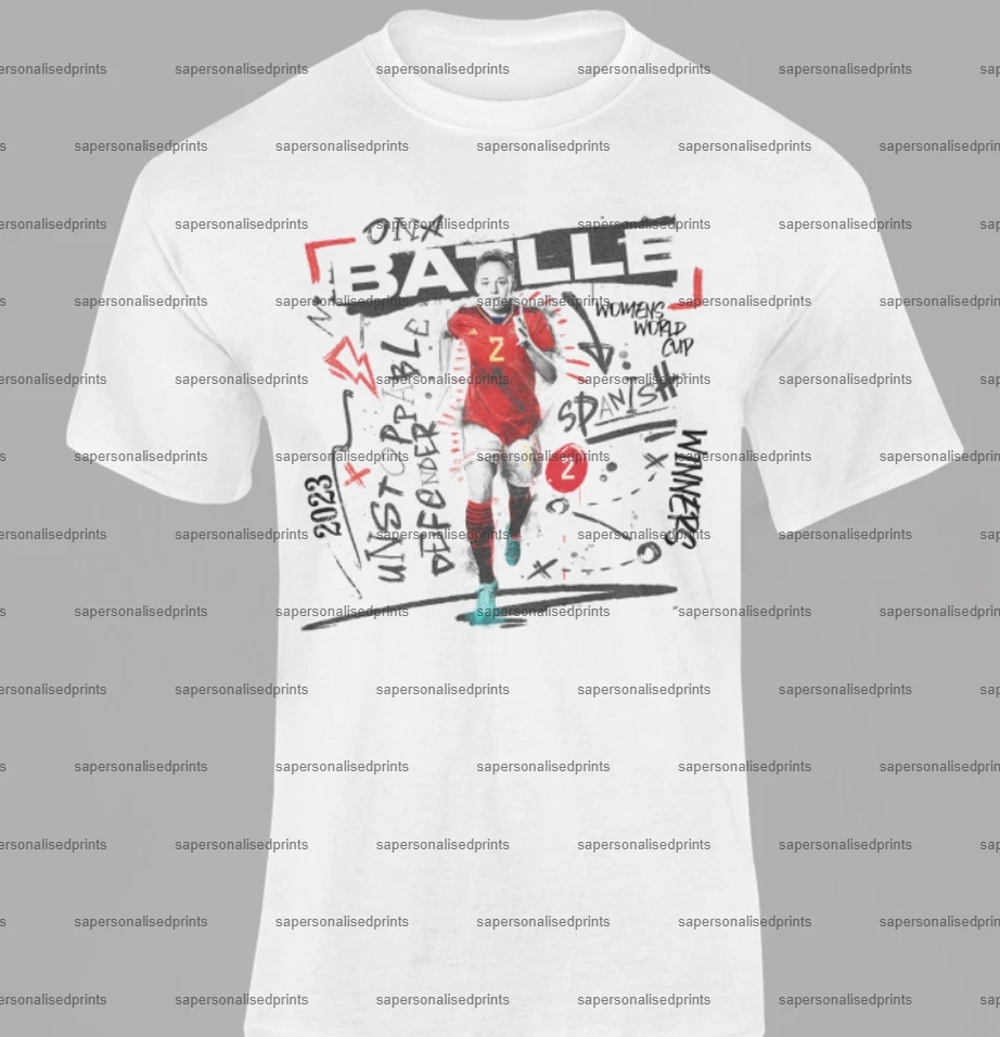 Ona Batlle , women's world cup Winners T-shirt, 2023. Spain. football.