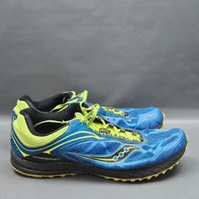 Saucony Peregrine 3.0 Trail Running Shoes Mens 11.5 Blue Approach Hiking Sneaker