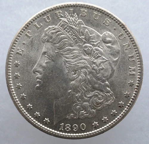 KAPPYSCOINS G5734  1890S  NICE CH BU   MORGAN SILVER DOLLAR