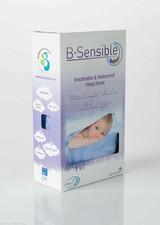 BSensible Select Breathable Fitted Waterproof Crib Sheet Protector Purple New