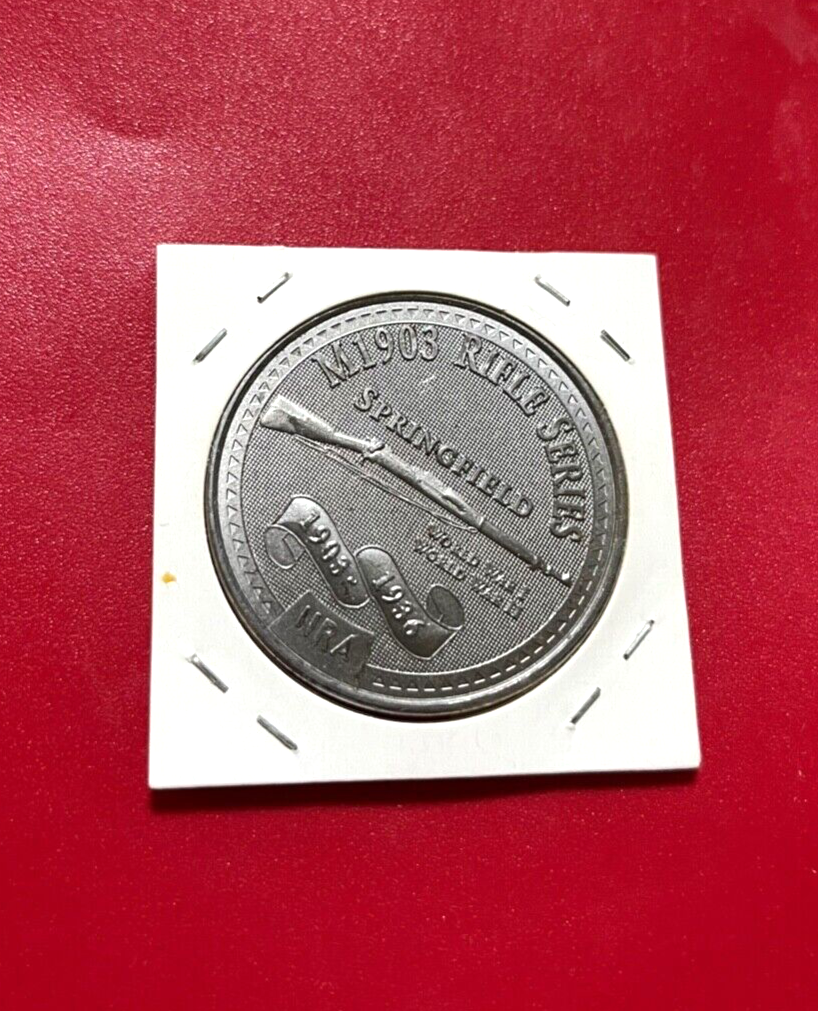 M1903 Rifle Series Springfield 1903-1936 NRA Token - Nice US COIN