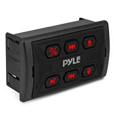 	Pyle PLMRBTSQ1 Bluetooth Car Radio Waterproof Marine Receiver USB & AUX	