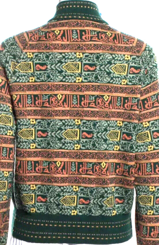 Azzedine Alaia sweater jacket with Arabic calligr… - image 2