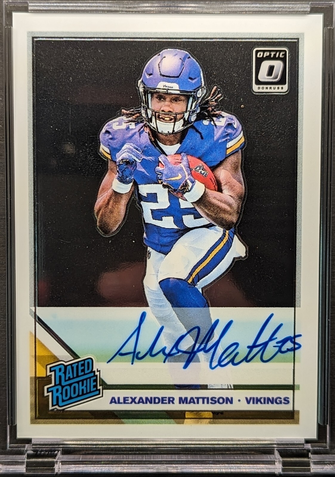 ALEXANDER MATTISON Rookie Auto 2019 Optic White Chrome Rated Rookie RC SP /150