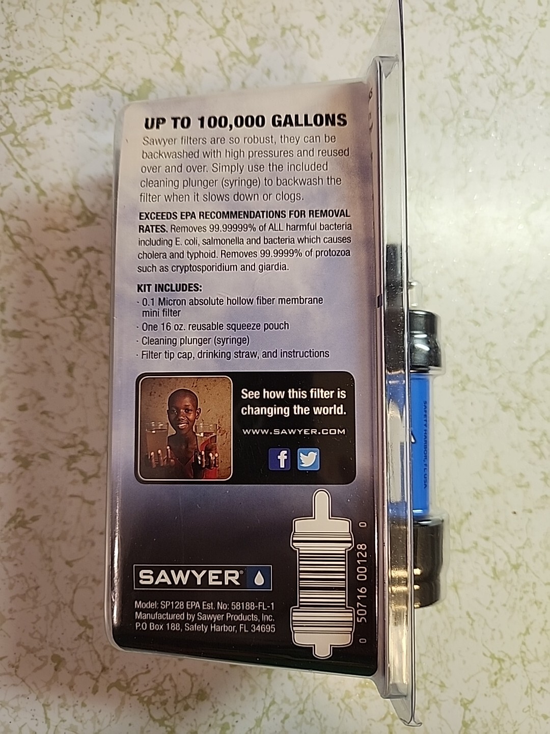 Sawyer Products SP128 Mini Water Filtration System 