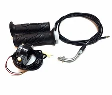 49CC 2 STROKE CAT EYE POCKET BIKE THROTTLE ASSEMBLY CABLE GRIPS KILL SWITCH 