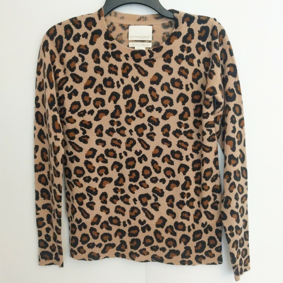 leopard cashmere sweater