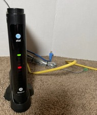 AT T MOTOROLA Modem WiFi Router NVG510 With AC Adapter, Ethernet, Phone Cables