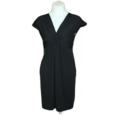 Studio M Gabriel Knot-Front Cap Sleeve Sheath Casual Dress Size XS