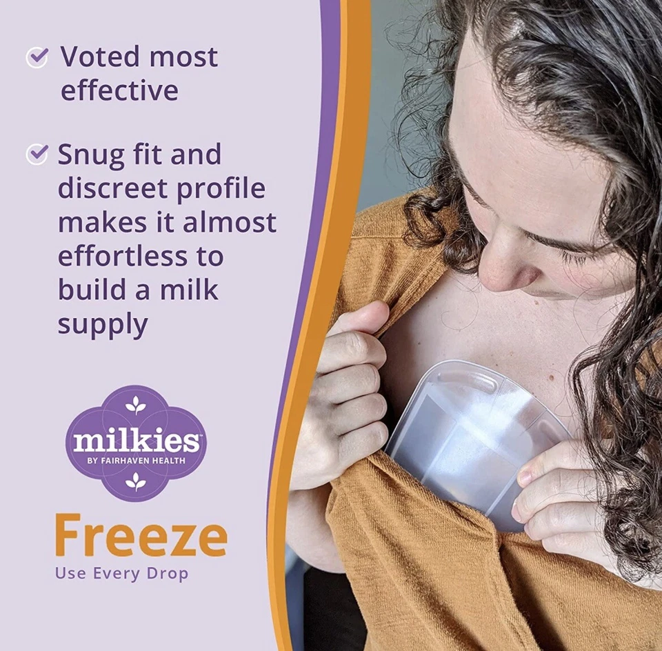 Fairhaven Health Milkies Ahorrador de Leche Materna Colector de Leche Materna Taza Ahorradora de Leche Materna Foto 4 de 4