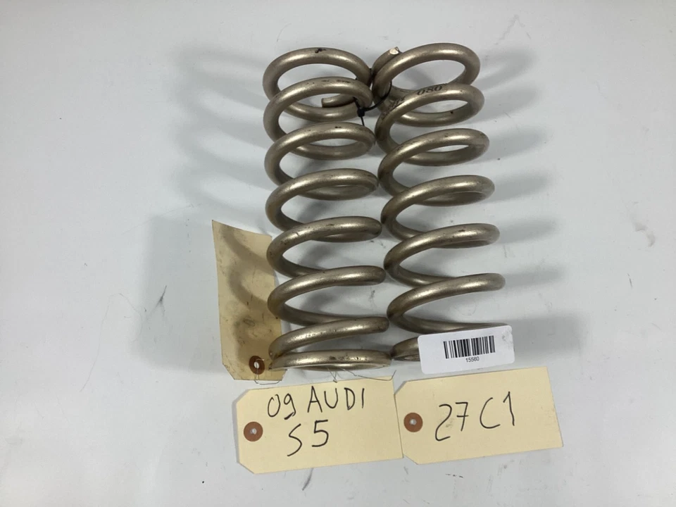 2009 - 2012 AUDI S5 REAR LEFT & RIGHT SUSPENSION COIL SPRING OEM . - Image 4 of 4